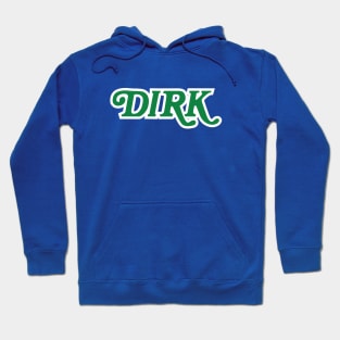 Dirk Mavs Retro Logo Green Hoodie